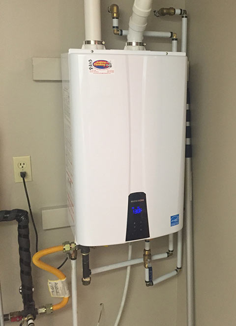 Tankless Water Heater Installation.